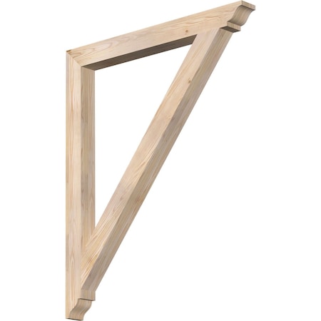 Ekena Millwork Traditional Traditional Smooth Bracket, Douglas Fir, 3 1/2"W x 38"D x 46"H BKT04X38X46TRA01SDF